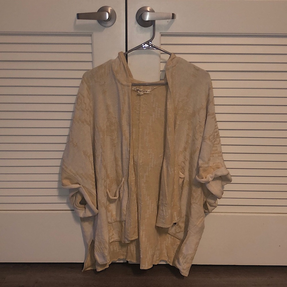 Hooded Aztec Print Cardigan